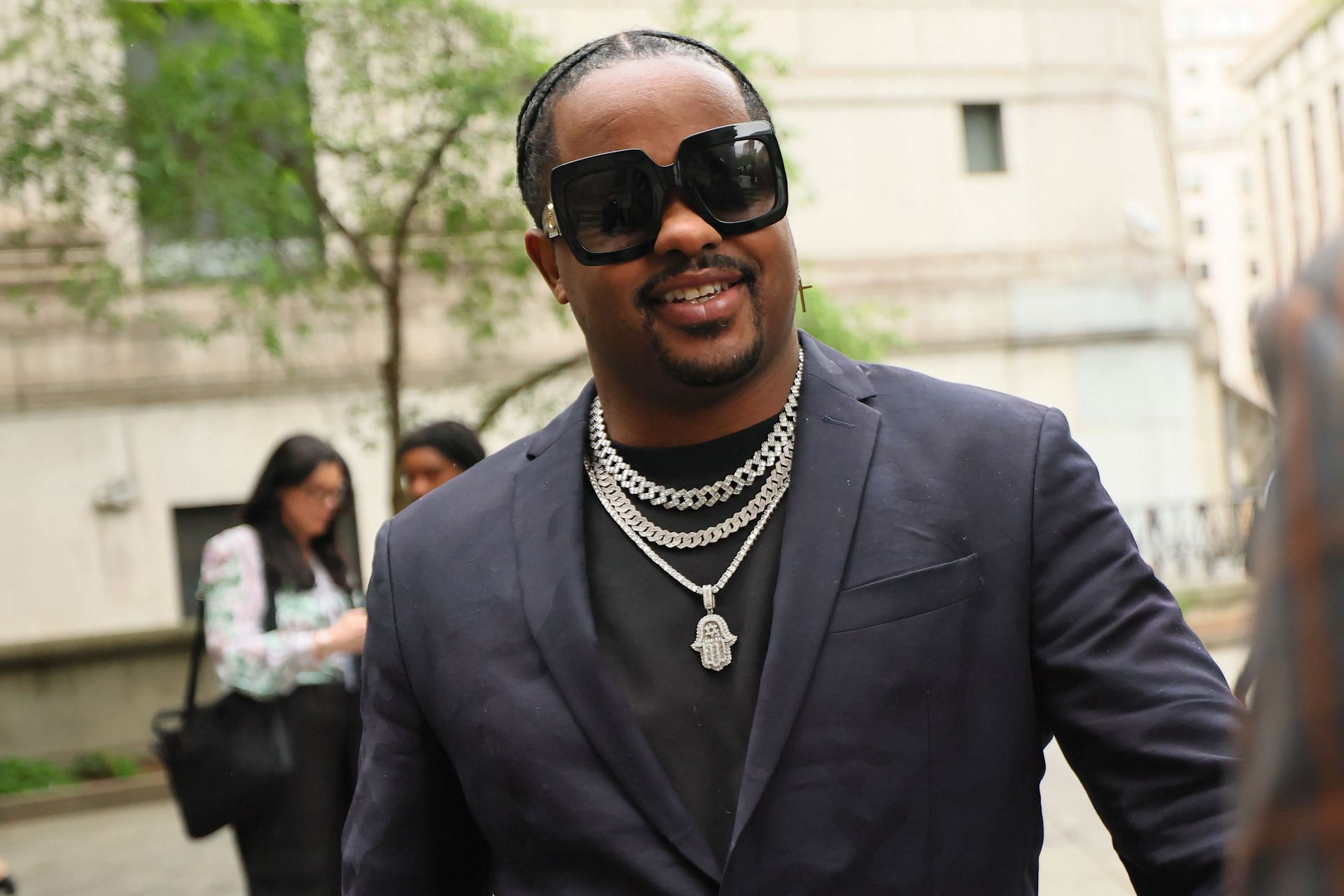 Rodney "Lil Rod" Jones, attending Sean Combs' sex crimes trial, in New York City. - (Image via Getty)